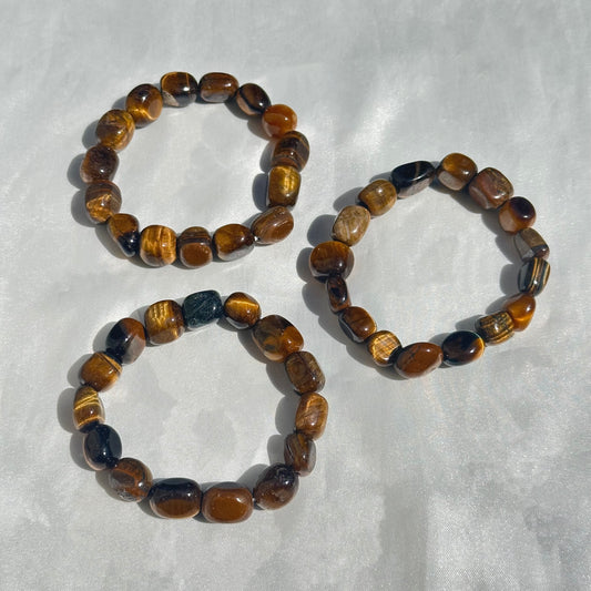 Tumbled Tigers Eye Crystal Bracelet