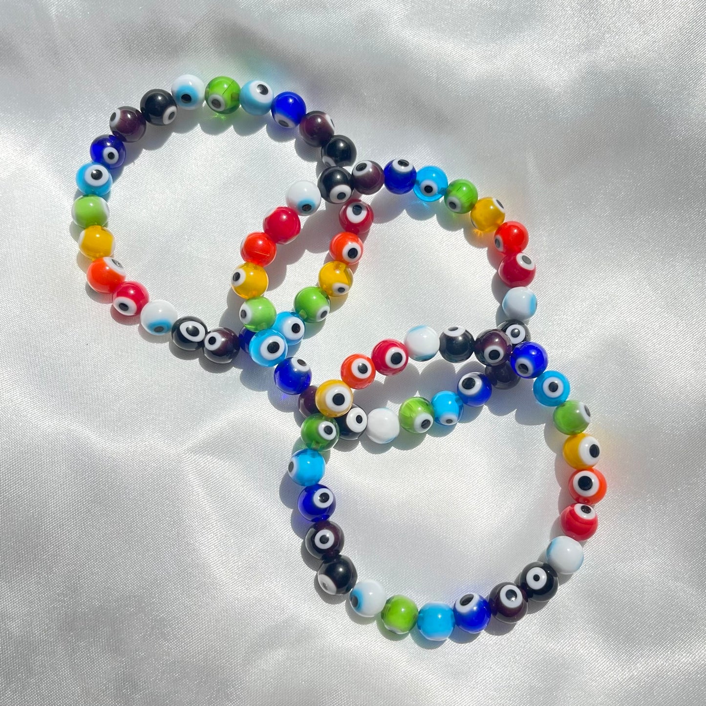 Rainbow Evil Eye Bracelet