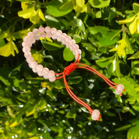 Rose Quartz Crystal Bracelet