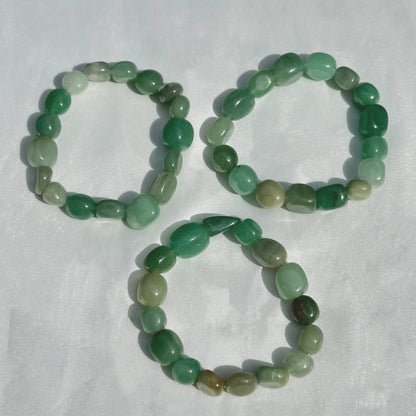 Tumbled Green Aventurine Crystal Bracelet