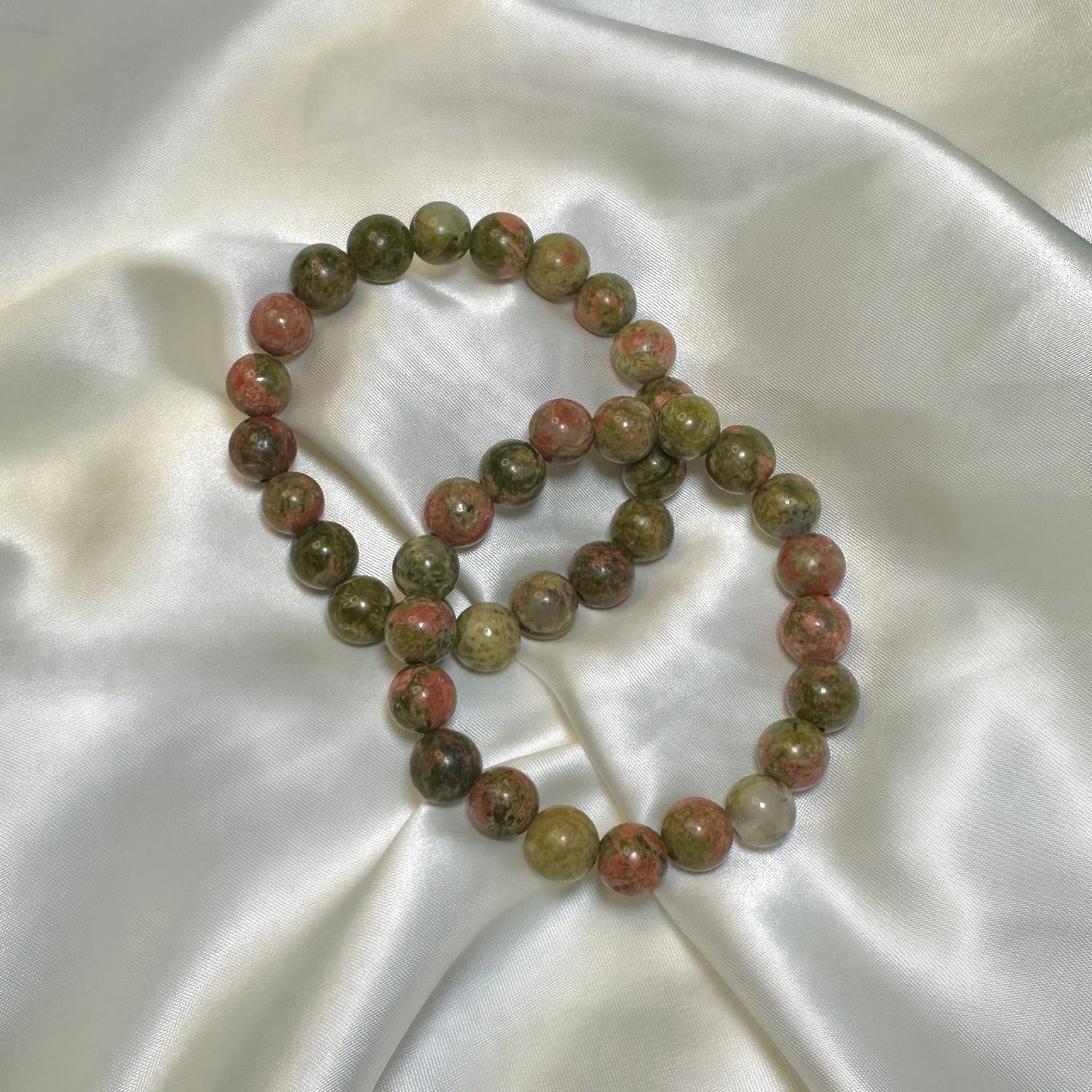 Unakite Gemstone Bracelet