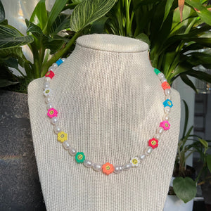 Flower Child Pearl Necklace