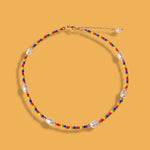 Load image into Gallery viewer, Rainbow Pearls Choker
