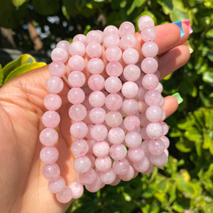 Rose Quartz Crystal Bracelet